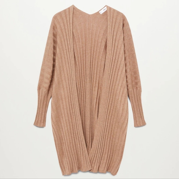 MANGO Ribbed cardigan - Picture 3 of 7